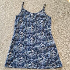 Vintage Y2K or 90s floral Mini Slip Dress